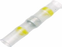 Loddemuffe krympbar gul ring Ø6,0mm indvendig diameter