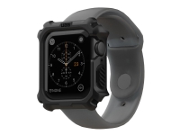 UAG Rugged Watch Case 44mm for Apple Watch Series 6/5/4/SE - Black/Black - Eske for smartarmåndsur - robust - svart - for Apple Watch (44 mm)