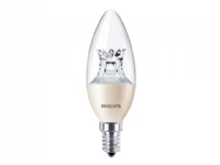 Philips MASTER LEDcandle DT - LED-lyspære - form: B38 - klar finish - E14 - 4 W (ekvivalent 25 W) - klasse A+ - varmt hvitt lys - 2200-2700 K