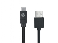 HP 2UX15AA, 1 m, USB A, USB C, 2.0, Svart