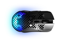 SteelSeries Aerox 5 - Mus - ergonomisk - høyrehendt - optisk - 9 knapper - trådløs, kablet - USB, 2.4 GHz, Bluetooth 5.0 - USB-C trådløs mottaker - matt svart