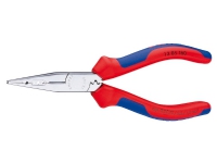 Knipex 13 05 160, Nesetang, Kromvanadiumstål, Plast, Blå, Rød, 16 cm, 139 g