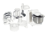 Bosch MUM4880 - Kjøkkenmaskin - 600 W - sølv/hvit