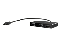HP USB-C to USB-A - Hub - 3 x SuperSpeed USB 3.0 - stasjonær - for OMEN 25L by HP OMEN by HP 16, 17 ENVY x360 Pavilion Gaming 15, TG01 Pavilion x360