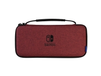 Hori NSW-812U, Hardplast, Nintendo, Rød, Nintendo Switch OLED, Nintendo Switch, Støvresistent, Ripebestandig, Glidelås