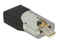 Delock - Videokonverter - Chrontel CH7517 - DisplayPort - VGA - svart - løsvekt
