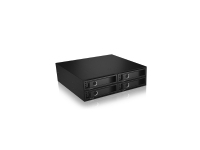 RaidSonic ICY BOX IB-2242SSK - Uttagbar harddiskramme - 5,25 til 4 x 2,5 - svart