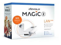Devolo Magic 2 LAN triple, 2400 Mbit/s, IEEE 802.1p,IEEE 802.3,IEEE 802.3ab,IEEE 802.3az,IEEE 802.3u,IEEE 802.3x, Gigabit Ethernet, 10,100,1000 Mbit/s, 10BASE-T,100BASE-TX,1000BASE-T, 64-QAM,256-QAM,1024-QAM,4096-QAM,BPSK,OFDM,QPSK