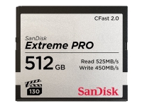 SanDisk Extreme Pro - Flashminnekort - 512 GB - CFast 2.0
