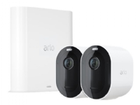 Arlo Pro 3 Wire-Free Security Camera System - Portinngang + kamera(er) - trådløs (802.11b, 802.11g, 802.11n) - 2 kamera(er) - svart