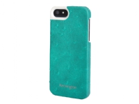 Kensington Vesto Leather Texture - Eske for mobiltelefon - teksturlær - krikkandstruts - for Apple iPhone 5