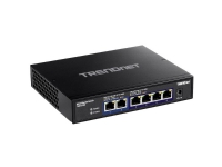 TRENDnet TEG-S762 - Switch - ikke-styrt - 2 x 10GBase-T + 4 x 2.5GBase-T - stasjonær, veggmonterbar