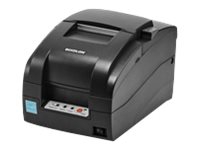 BIXOLON SRP-275IIIA - Kvitteringsskriver - tofarget (monokrom) - punktmatrise - Rull (7,65 cm) - 80 x 144 dpi - 9 pin - inntil 5.1 linjer/sek - USB 2.0, seriell - rivestang - mørk grå