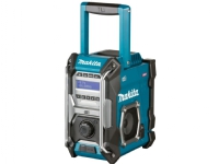 Byggepladsradio Makita DAB+, FM stænkvandsbeskyttet, stødsikker Sort, Turkis