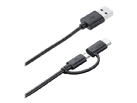 Varta 2in1 - USB-kabel - USB (hann) til Micro-USB type B, USB-C (hann) - 1 m