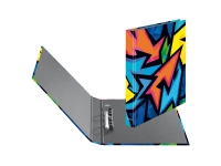 Herlitz Neon Art, A4, D-ring, Oppbevaring, Fotoark kartong, Flerfarget, 2,5 cm