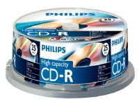 Philips CR8D8NB25 - 25 x CD-R - 800 MB (90min) - spindel