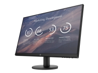 HP P27v G4 - P-Series - LED-skjerm - 27 - 1920 x 1080 Full HD (1080p) @ 60 Hz - IPS - 300 cd/m² - 1000:1 - 5 ms - HDMI, VGA - svart