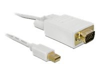 Delock - DisplayPort-kabel - Mini DisplayPort (hann) til HD-15 (VGA) (hann) - 2 m - for Apple MacBook MacBook Air MacBook Pro
