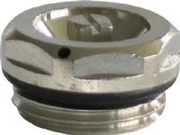 Csslr Plus ½ radiator prop med o-ring forkromet