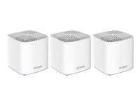 D-Link Covr Whole Home COVR-X1863 - Wi-Fi-system (3 rutere) - inntil 600 kvm - maske - GigE - 802.11a/b/g/n/ac/ax - Dobbeltbånd