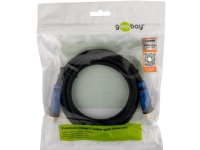 Goobay 72315, 0,5 m, HDMI Type A (Standard), HDMI Type A (Standard), 3D, 18 Gbit/s, Svart