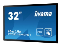 iiyama ProLite TF3215MC-B1 - LED-skjerm - 32 (31.5 synlig) - åpen ramme - berøringsskjerm - 1920 x 1080 Full HD (1080p) @ 60 Hz - A-MVA3 - 500 cd/m² - 3000:1 - 8 ms - HDMI, VGA - svart