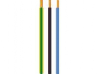 Installationsledning, pvc 1x1,5 mm² PVL rød 450/750V ring, kabeldiameter 3,2 mm - (100 meter)