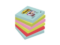 3M Post-it Super Sticky Notes 76x76 mm Miami ass. farver - (6 stk.)