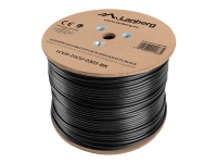 Lanberg - Samlet kabel - 305 m - UTP - CAT 5e - utendørs, solid - svart