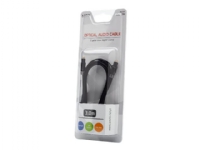 SAVIO CLS-09 - Digital audiokabel (optisk) - TOSLINK hann til TOSLINK hann - 3 m - svart