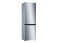 Bosch Serie | 2 KGN36KLEAE - Kjøleskap/fryser - bunnfryser - bredde: 60 cm - dybde: 66 cm - høyde: 186 cm - 305 liter - Klasse E - rustfritt stål-stil