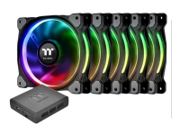 Thermaltake Riing PLUS 12 LED RGB Radiator Fan TT - Premium Edition - kabinettvifte - 120 mm (en pakke 5)