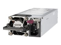 HPE - Strømforsyning - hot-plug / redundant (plug-in modul) - Flex Slot - 80 PLUS Platinum - AC 100-240 V - 500 watt - 563 VA