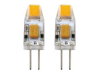 Eglo - LED-lyspære - G4 - 1.8 W - klasse F - varmt hvitt lys - 2700 K - gjennomsiktig (en pakke 2)