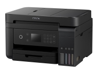 Epson EcoTank ET-3750 - Multifunksjonsskriver - farge - ink-jet - A4 (210 x 297 mm) (original) - A4/Legal (medie) - opp til 15 spm (trykking) - 150 ark - USB, LAN, Wi-Fi