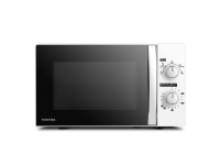 Toshiba MWP-MM20P(WH), Benkeplate, Solo mikrobølge ovn, 20 l, 700 W, Knapper, Hvit