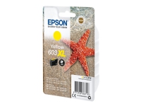 Epson 603XL - 4 ml - XL - gul - original - blære med RF/lyd-alarm - blekkpatron - for Expression Home XP-2150, 2155, 3150, 3155, 4150, 4155 WorkForce WF-2820, 2840, 2845, 2870
