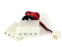 Gembird CC-PSU-5 - Viftestrømadapter - 4-pin intern strøm (hann) til 4-pin intern strøm, 3-pins intern 12 V-strømforsyning