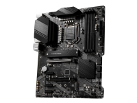 MSI Z490-A PRO - Hovedkort - ATX - LGA1200-sokkel - Z490 Chipset - USB-C Gen2, USB-C Gen1, USB 3.2 Gen 1, USB 3.2 Gen 2 - 2.5 Gigabit LAN - innbygd grafikk (CPU kreves) - HD-lyd (8-kanalers)