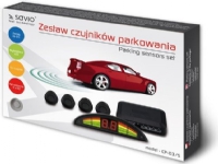 SAVIO CP-03/S Parking sensors display for every sensors silver