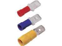 Isol. spadestik A2507H, 1,5-2,5mm2, 6,3x0,8, Blå - (100 stk.)