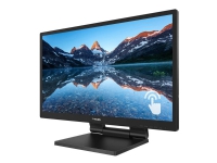 Philips B Line 242B9T - LED-skjerm - 24 (23.8 synlig) - berøringsskjerm - 1920 x 1080 Full HD (1080p) @ 60 Hz - IPS - 250 cd/m² - 1000:1 - 5 ms - HDMI, DVI-D, VGA, DisplayPort - høyttalere - svart tekstur