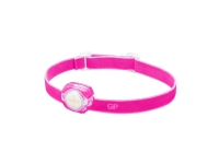 GP Lighting CH31, Hodebåndslommelykt, Rosa, LED, 100 lm, 40 m, CR2025