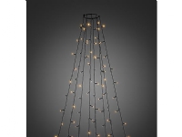 Konstsmide 6321-810, 400 lamper, LED, Rav, Utendørs, Svart, 1,16 kg