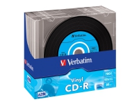 Verbatim Data Vinyl - 10 x CD-R - 700 MB 52x - smalt cover