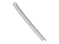 Fellowes - 8 mm - 297 mm - 34 ringer - A4 (210 x 297 mm) - 60 ark - svart - 100 stk bindestreng - for Fellowes Galaxy E, Galaxy Wire, Quasar 130