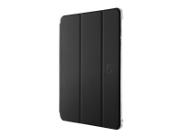 TUCANO Guscio - Lommebok for nettbrett - polykarbonat, termoplast-polyuretan (TPU) - svart - 9.7 - for Apple 9.7-inch iPad (5. generasjon)