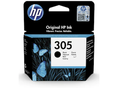 HP Blekk 305 Sort