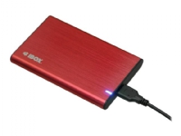 iBOX HD-05 - Drevkabinett - 2.5 - SATA 6Gb/s - USB 3.1 (Gen 1) - rød